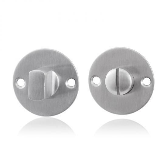 GPF0904.06 RVS GEBORSTELD TOILETGARNITUUR PLAT ROND 50X2MM STIFT 5MM GPF0904.06 RVS GEBORSTELD TOILETGARNITUUR PLAT ROND 50X2MM STIFT 5MM