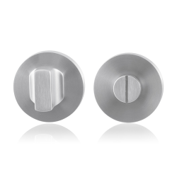 GPF091000110 RVS GEBORSTELD, TOILETGARNITUUR 50X8MM STIFT 8MM GROTE KNOP