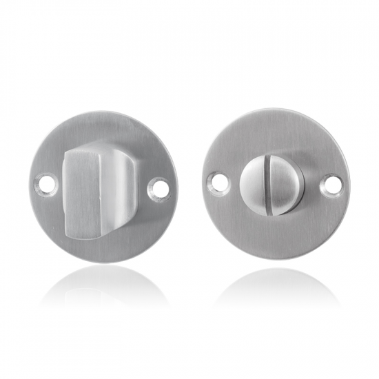 GPF0910.06 RVS GEBORSTELD TOILETGARNITUUR PLAT ROND 50X2MM STIFT 8MM G GPF0910.06 RVS GEBORSTELD TOILETGARNITUUR PLAT ROND 50X2MM STIFT 8MM G