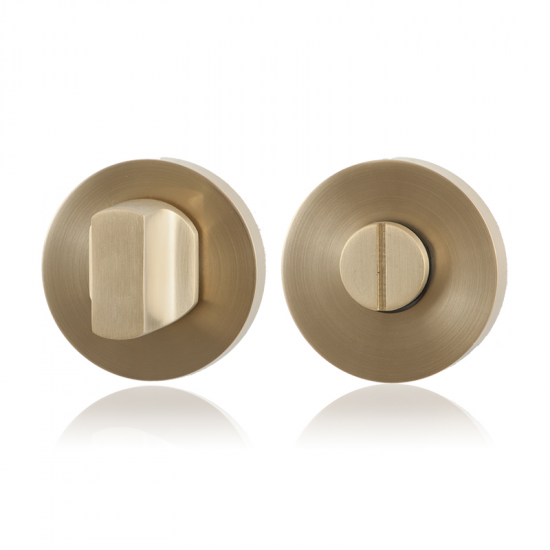 GPF0910.00P4 PVD MAT MESSING TOILETGARNITUUR ROND 50X8MM STIFT 8MM GRO GPF0910.00P4 PVD MAT MESSING TOILETGARNITUUR ROND 50X8MM STIFT 8MM GRO