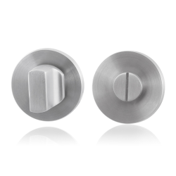 GPF091005110 RVS GEBORSTELD, TOILETGARNITUUR 50X6MM STIFT 8MM GROTE KNOP