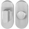 GPF091004110 RVS GEBORSTELD, TOILETGARNITUUR OVAAL 70X32MM STIFT 8MM GROTE KNOP