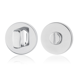 GPF091040110 RVS GEPOLIJST, TOILETGARNITUUR 50X8MM STIFT 8MM GROTE KNOP