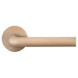 GPF100VR0100U1 SAND, L-MODEL 19MM DEURKRUK OP ROZET 53X6,5 MM