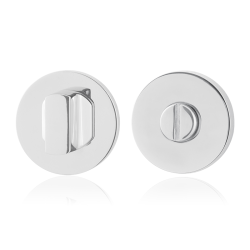 GPF091145110 RVS GEPOLIJST, TOILETGARNITUUR 50X6MM STIFT 5MM GROTE KNOP