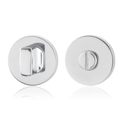 GPF091140110 RVS GEPOLIJST, TOILETGARNITUUR 50X8MM STIFT 5MM GROTE KNOP