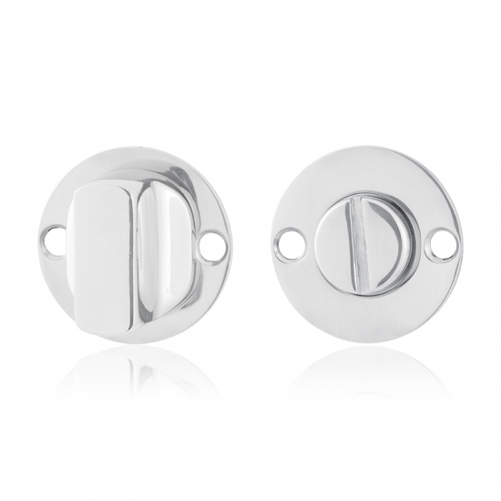 GPF0911.47 RVS GEPOLIJST TOILETGARNITUUR PLAT ROND 38X2MM STIFT 5MM GR GPF0911.47 RVS GEPOLIJST TOILETGARNITUUR PLAT ROND 38X2MM STIFT 5MM GR