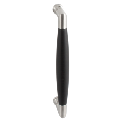 GPF49300900B RVS GEBORSTELD EBBEN, IKA DEURGREEP HAAKS 157X62/141MM, INCL. BEVESTIGING