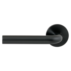 GPF100VR0200P1 PVD ANTRACIET, L-MODEL 19MM DEURKRUK OP ROZET 53X6,5 MM GATDEEL LINKS