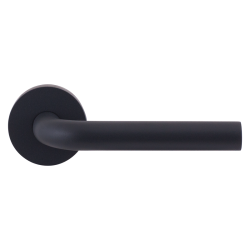 GPF100VR0300AS ANTRACIET, L-MODEL 19MM DEURKRUK OP ROZET 53X6,5 MM GATDEEL RECHTS