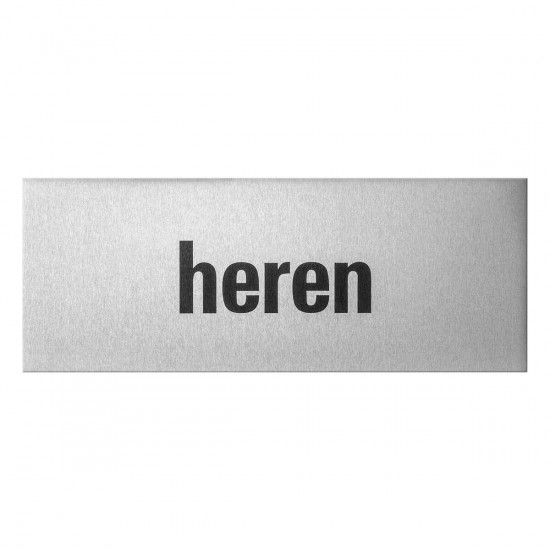 GPF0401.80.0001 ALUMINIUM DEURBORDJE 'HEREN' RECHTHOEKIG 50X130X0,5 MM GPF0401.80.0001 ALUMINIUM DEURBORDJE 'HEREN' RECHTHOEKIG 50X130X0,5 MM