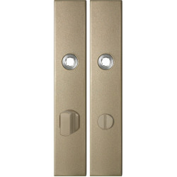 GPF1125A40872 CHAMPAGNE BLEND, LANGSCHILD RECHTHOEKIG ENKELVEREND 218X40X8,5 MM WC72/8 GROTE KNOP