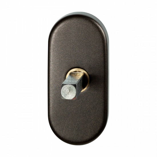 GPF1130.A1.0040 DARK BLEND DRAAIKIEPMECHANISME OVAAL 65X30X12MM MET ST