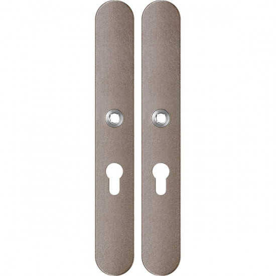 GPF1170.A3 LANGSCHILD AFGEROND PC55 282X40X8,5MM MOCCA BLEND