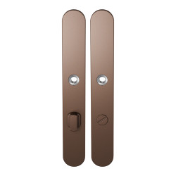 GPF1170A20872 BRONZE BLEND, LANGSCHILD AFGEROND ENKELVEREND 282X40X8,5MM WC72/8 GROTE KNOP GPF1170A20872 BRONZE BLEND, LANGSCHILD AFGEROND ENKELVEREND 282X40X8,5MM WC72/8 GROTE KNOP