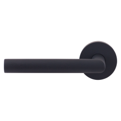 GPF115VR0200AS ANTRACIET, L-HAAKS MODEL 19MM DEURKRUK OP ROZET 53X6,5 MM GATDEEL LINKS