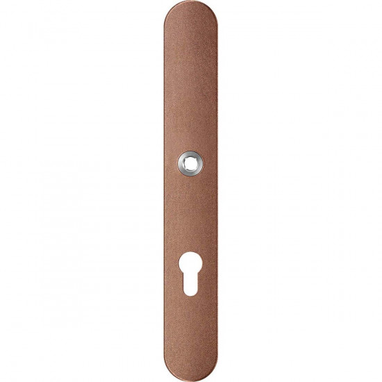 GPF1170.A2L LANGSCHILD AFGEROND PC72 LINKSDRAAIEND 282X40X8,5MM BRONZE