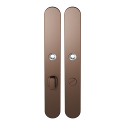 GPF1170A20863 BRONZE BLEND, LANGSCHILD AFGEROND ENKELVEREND 282X40X8,5MM WC63/8 GROTE KNOP GPF1170A20863 BRONZE BLEND, LANGSCHILD AFGEROND ENKELVEREND 282X40X8,5MM WC63/8 GROTE KNOP