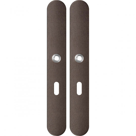 GPF1170.A1 LANGSCHILD AFGEROND BB56 282X40X8,5MM DARK BLEND
