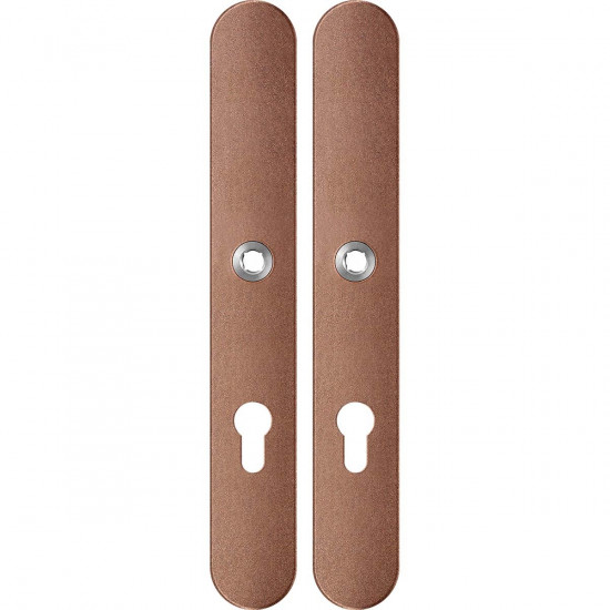 GPF1170.A2 LANGSCHILD AFGEROND PC72 282X40X8,5MM BRONZE BLEND