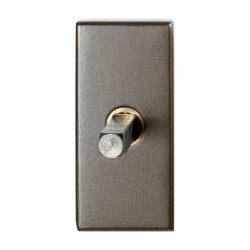 GPF1131A30032 MOCCA BLEND, DRAAIKIEPMECHANISME RECHTHOEKIG 65X30X12 MM MET STIFT BINNENZIJDE 32 MM