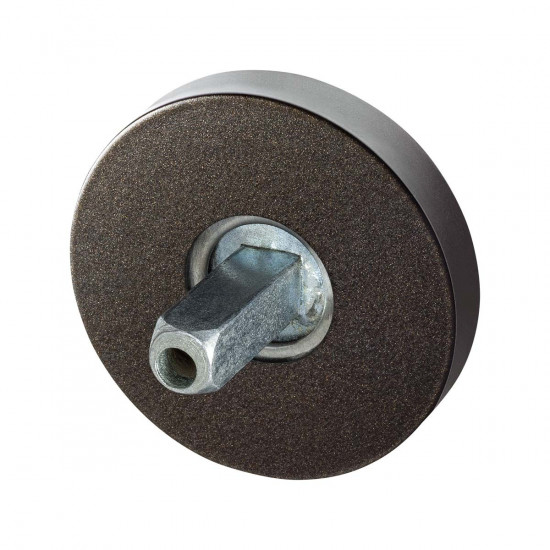GPF1100.A1.0400 DARK BLEND ROZET ROND 50X8MM MET VASTGELASTE KNOPVASTZ