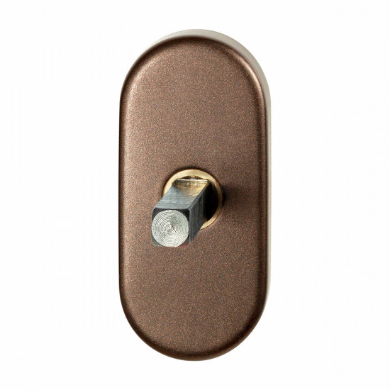 GPF1130.A2.0040 BRONZE BLEND DRAAIKIEPMECHANISME OVAAL 65X30X12MM MET