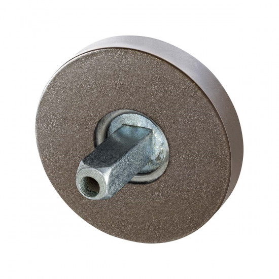 GPF1100.A3.0400 MOCCA BLEND ROZET ROND 50X8MM MET VASTGELASTE KNOPVAST