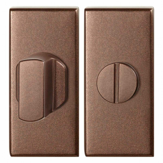 GPF1101.A2.0910 BRONZE BLEND TOILETGARNITUUR RECHTHOEKIG 70X32 MM STIF GPF1101.A2.0910 BRONZE BLEND TOILETGARNITUUR RECHTHOEKIG 70X32 MM STIF