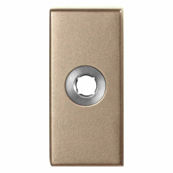 GPF1101A40300 CHAMPAGNE BLEND, RECHTHOEKIGE CLICK ROZET 70X32X10 MM RECHTS