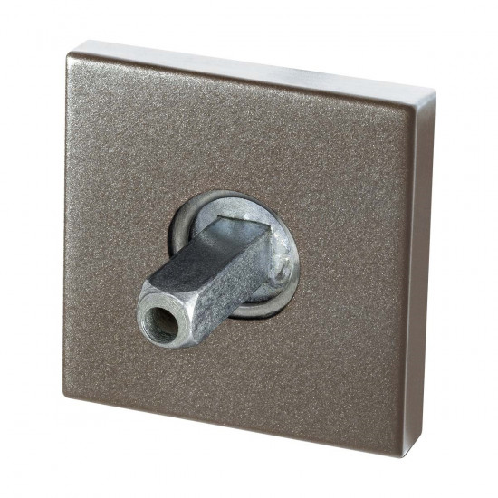 GPF1102.A3.0400 MOCCA BLEND ROZET VIERKANT 50X50X8MM MET VASTGELASTE K