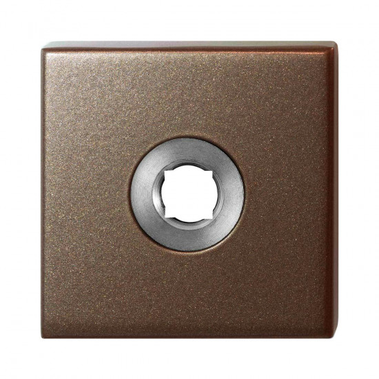 GPF1102.A2 BRONZE BLEND ROZET VIERKANT 50X50X8MM GPF1102.A2 BRONZE BLEND ROZET VIERKANT 50X50X8MM