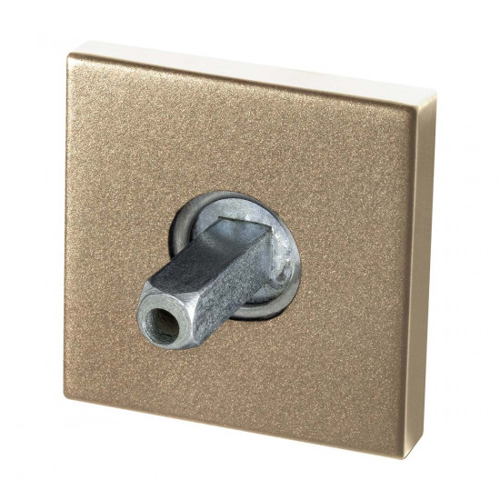 GPF1102.A4.0400 CHAMPAGNE BLEND ROZET VIERKANT 50X50X8MM MET VASTGELAS
