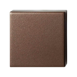 GPF1102A20900 BRONZE BLEND, BLINDE VIERKANTE ROZET 50X50X8 MM