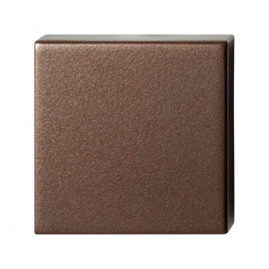GPF1102.A2.0900 BRONZE BLEND BLINDE ROZET VIERKANT 50X50X8 MM GPF1102.A2.0900 BRONZE BLEND BLINDE ROZET VIERKANT 50X50X8 MM