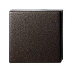 GPF1102A10900 DARK BLEND, BLINDE VIERKANTE ROZET 50X50X8 MM