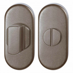 GPF1104.A3.0910 MOCCA BLEND TOILETGARNITUUR OVAAL 70X32 MM STIFT 8 MM