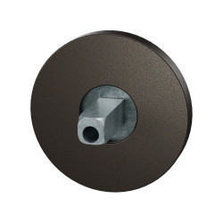 GPF1105A10400 DARK BLEND, ROZET ROND 50X6 MM MET VASTGELASTE KNOPVASTZETTER GPF1105A10400 DARK BLEND, ROZET ROND 50X6 MM MET VASTGELASTE KNOPVASTZETTER