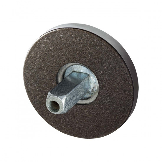GPF1105.A1.0400 DARK BLEND ROZET ROND 50X6MM MET VASTGELASTE KNOPVASTZ