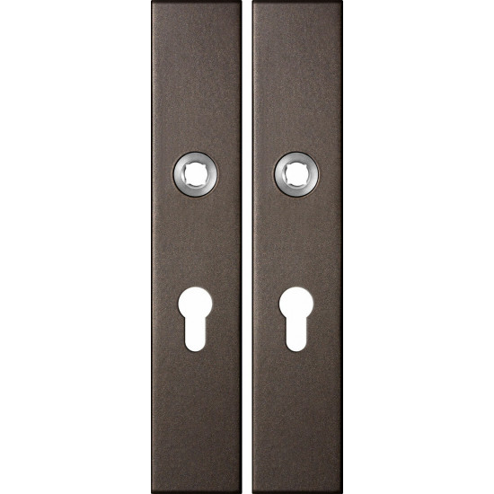 GPF1125.A1 LANGSCHILD RECHTHOEKIG PC55 218X40X8,5MM DARK BLEND