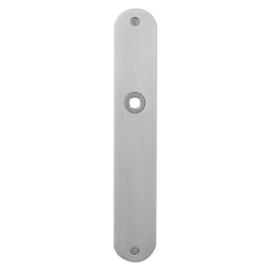 GPF110022863 RVS GEBORSTELD, PLAATSCHILD AFGEROND ZONDER VEER 240X40X2MM WC63/8 GROTE KNOP GPF110022863 RVS GEBORSTELD, PLAATSCHILD AFGEROND ZONDER VEER 240X40X2MM WC63/8 GROTE KNOP