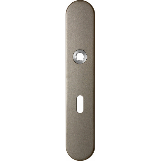 GPF1120.A3R LANGSCHILD AFGEROND BB56 RECHTSDRAAIEND 218X40X8,5MM MOCCA