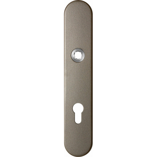 GPF1120.A3L LANGSCHILD AFGEROND PC72 LINKSDRAAIEND 218X40X8,5MM MOCCA