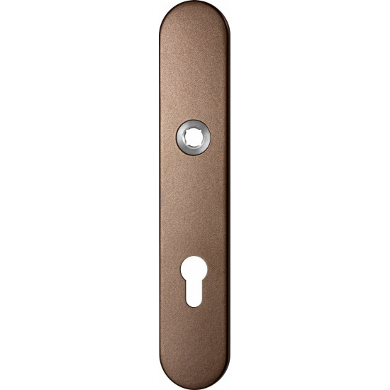 GPF1120.A2R LANGSCHILD AFGEROND PC72 RECHTSDRAAIEND 218X40X8,5MM BRONZ