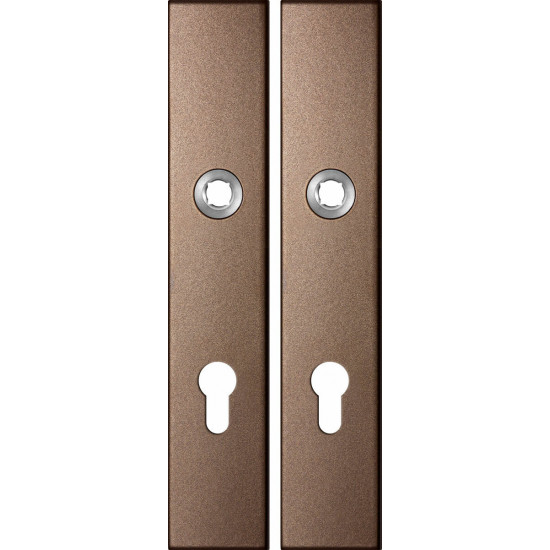 GPF1125.A2 LANGSCHILD RECHTHOEKIG PC72 218X40X8,5MM BRONZE BLEND