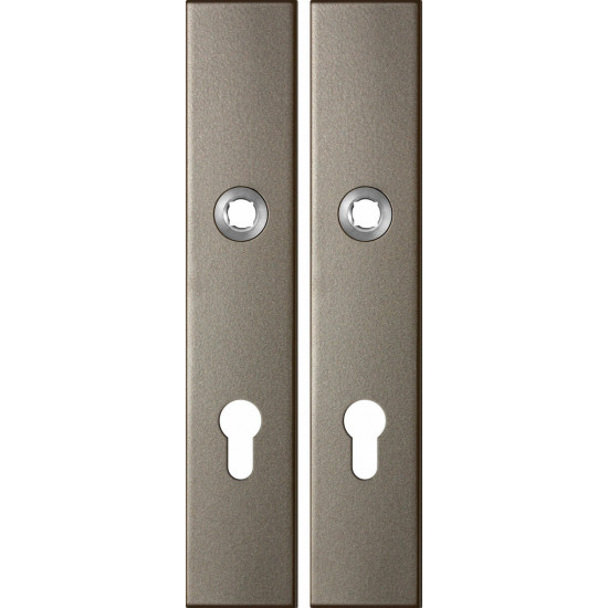 GPF1125.A3 LANGSCHILD RECHTHOEKIG PC72 218X40X8,5MM MOCCA BLEND