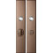 GPF1125A20855 BRONZE BLEND, LANGSCHILD RECHTHOEKIG ENKELVEREND 218X40X8,5 MM WC55/8 GROTE KNOP