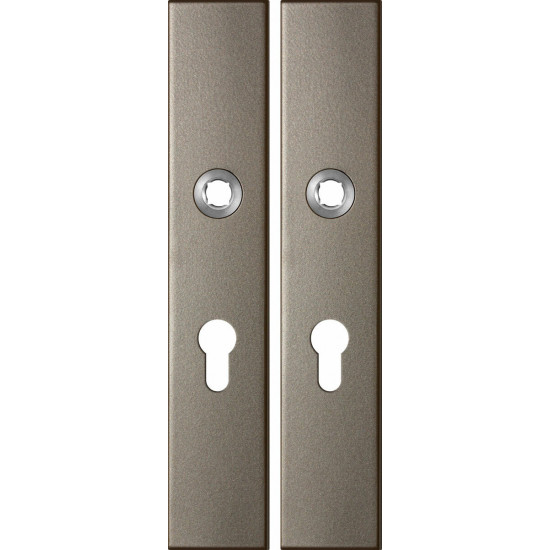GPF1125.A3 LANGSCHILD RECHTHOEKIG PC55 218X40X8,5MM MOCCA BLEND