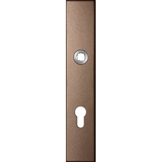 GPF1125.A2R LANGSCHILD RECHTHOEKIG PC72 RECHTSDRAAIEND 218X40X8,5MM BR