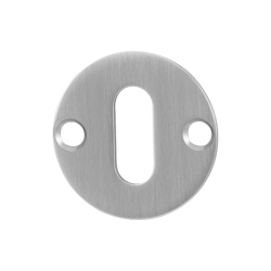 GPF090107107 RVS GEBORSTELD, SLEUTELROZET PLAT ROND 38X2MM